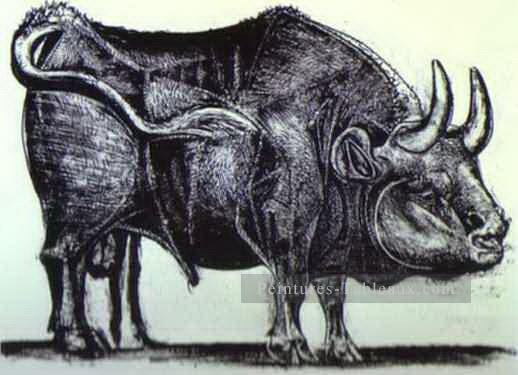 L’État bull III 1945 cubiste Pablo Picasso Peintures à l'huile